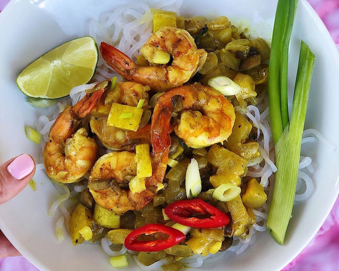 Coconut Shrimp and Veggie Curry