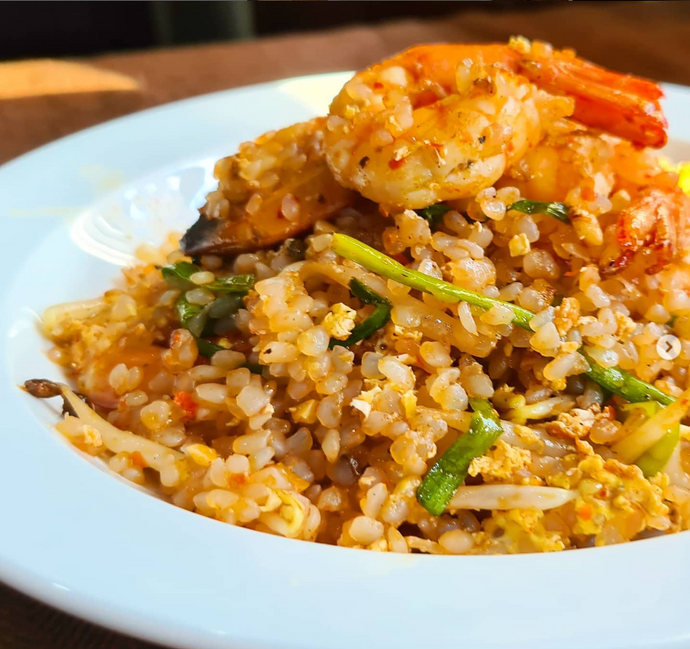 Spicy Fried Rice with Shrimps