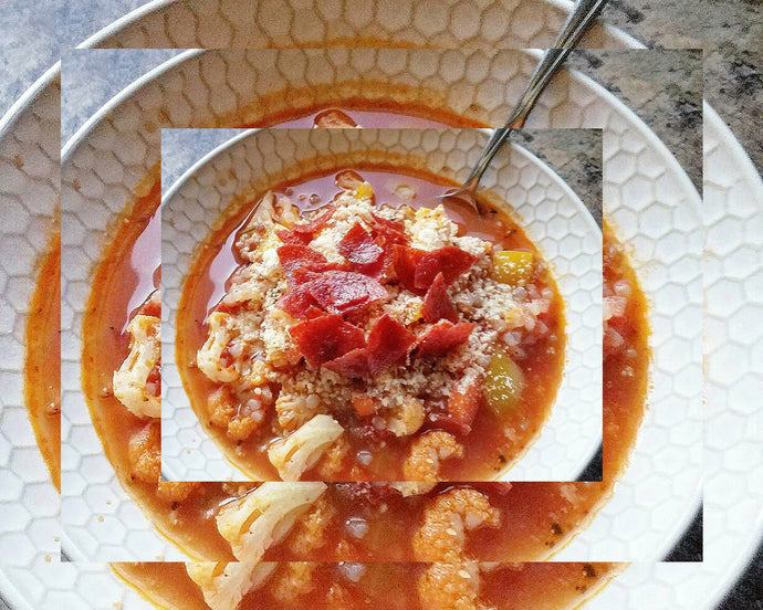 Hearty Italian Vegetable Soup with Miracle Rice Orzo