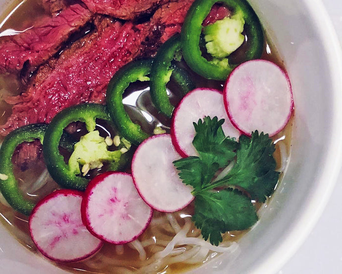 Ready To Eat Miracle Pho with Steak and Veggies